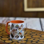 Kalbimin en güzel köşesi yazılı kişiye özel fotoğraflı kupa bardak