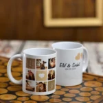 I Love You yazılı kişiye özel fotoğraflı kolaj kupa bardak